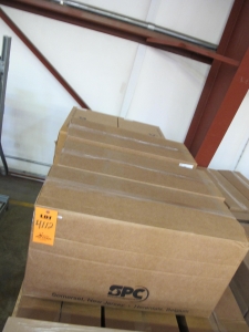 (720) ABSORBENT, HOT DOG TYPE, "ORIGINAL PIG" FORM. 42" LG, 3" DIA. FILLED WITH ORGANIC MATERIAL (CORN COB) FOR OIL, SOLVENTS, OR NON-AGGRESSIVE AQUEOUS WASTES. GREY COLOR. INCINERABLE AND BIODEGRADABLE. 40 PER BOX. LOADING & HANDLING FEE $15-4112